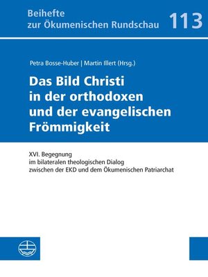 cover image of Das Bild Christi in der orthodoxen und der evangelischen Frömmigkeit